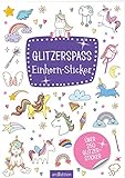 Glitzerspaß – Einhorn-Sticker: Über 250 Glitzersticker | Sticker mit Glitzereffekt